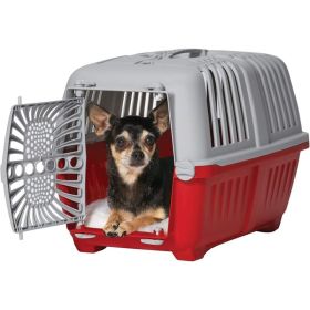 MidWest Spree Plastic Door Travel Carrier Red Pet Kennel - X Small - 1 count