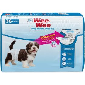 Four Paws Wee Wee Disposable Diapers X Small - 36 count